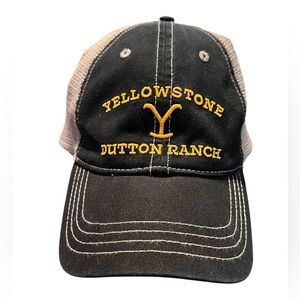 NWT Men's Yellowstone Dutton Ranch Logo Adjustable Trucker Hat